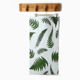 Полотенце Этель Папоротник 40х70см, репс 220 г/м2, 100% хл