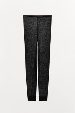 100% WOOL LEGGINGS - Zara фото 4