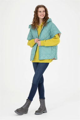 Женское мятное пальто - U.s. polo assn фото 4