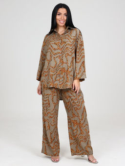 077 ЖЕНСКИЙ КОСТЮМ (брюки) (Серый)