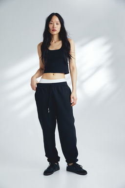 Pantalon de chandal en mezcla de algodon - H&m фото 4