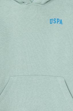 Базовый свитшот водно-зеленого цвета для мальчиков Неожиданная скидка в корзине - U.s. polo assn фото 3