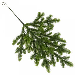 Декоративная гирлянда "Ель" 50см, малая, пластик, зеленый (Россия)