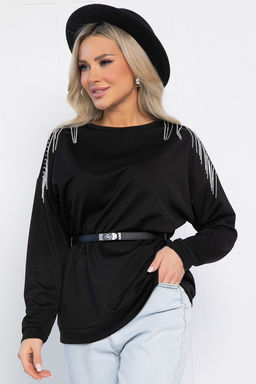 Свитшот Луана (черный) Б12737-5М - Lt collection фото 7