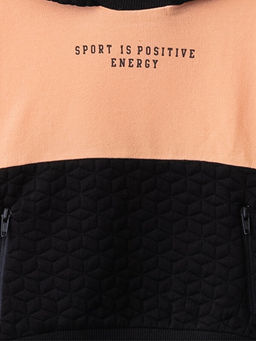 Kap??onlu Uzun Kol Bask?l? Erkek Bebek Sweatshirt ve Jogger Pantolon 2li - Waikiki фото 3