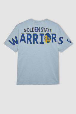 DeFactoFit Футболка свободного покроя NBA Golden State Warriors с круглым вырезом и короткими рукавами  фото 10