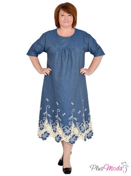 Платье Модель №597 размеры 44-82 - Plusmoda фото 4