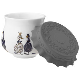 БАНКА LEFARD FAMILY FARM С СИЛИКОНОВОЙ КРЫШКОЙ 9*9*7,5 CM 300 МЛ  фото 4