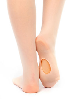 1778-0-0 Колготки для танцев и балета Chersa 40 den с отверстием на стопе (комплект2шт) *  фото 3