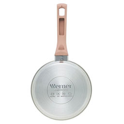 51868 WERNER Набор посуды ELETTO 6 предметов (ковш 1,7л, кастрюли 2,4л/3,6л, крышки), нерж.сталь