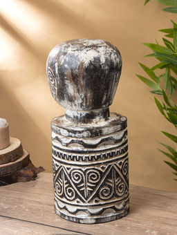 Сувенир «Истукан», 16×16×40 см, дерево