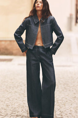 CONTRAST TOPSTITCHING TROUSERS - Zara фото 2