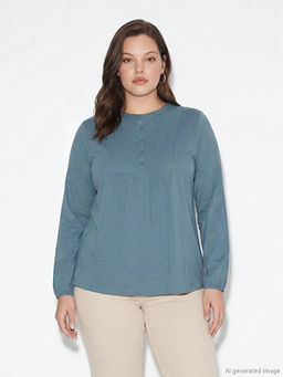 Bisiklet Yaka Nak??l? Bluz