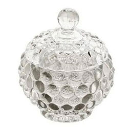 Сахарница стеклянная, 150 мл, DOLCE, с рельефным корпусом арт.107619