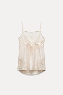 STRAPPY LACE TOP - Zara фото 4