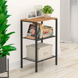 Стеллаж металл. "Торонто 13" 47х30х81,5см (черный)