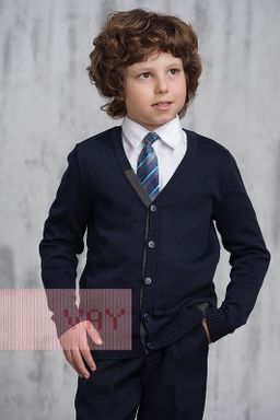Жакет для мальчиков 5223-7015 - Vay kids школа фото 3