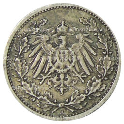 1/2 марки 1908 года A Германия