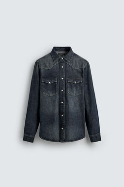 WESTERN DENIM SHIRT - Zara фото 8