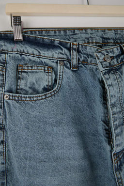 Ac?k Mavi Boyfriend/ Rahat Kal?p Kot Pantolon Jeans TMNAW25JE00020