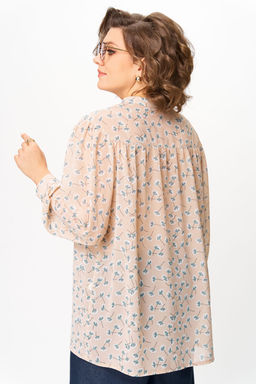Блуза Michel Chic 760/2 бежевый одуванчик  фото 5
