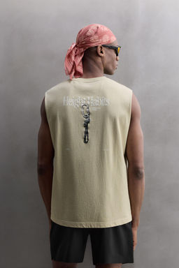GRAPHIC PRINT TANK T-SHIRT - Zara фото 17