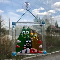 Панно Семейка котов - Стрекоза фото 9