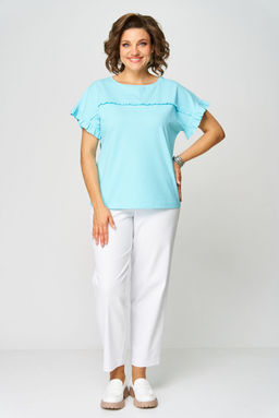 Футболка Rumoda 2264-Р голубой  фото 3