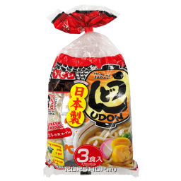 Лапша Удон с супом с экстрактом ламинарии Ицуки/Itsuki (3 порции), Япония, 627 г Акция