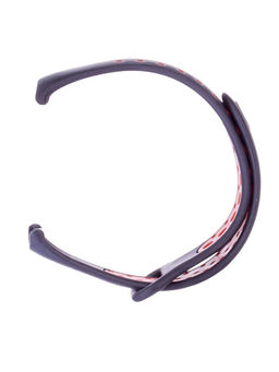 Ремешок Luazon для фитнес-браслета Mi Band 8/9, с перфорацией, чёрно-красный