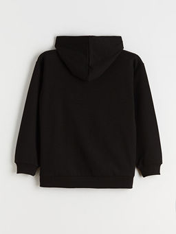 London Bask?l? Erkek ?ocuk Kap??onlu Sweatshirt - Waikiki фото 2