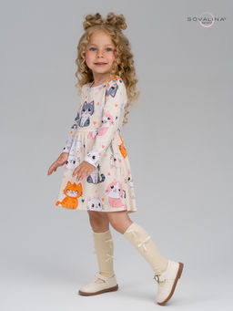 Платье Эля солнечные котики