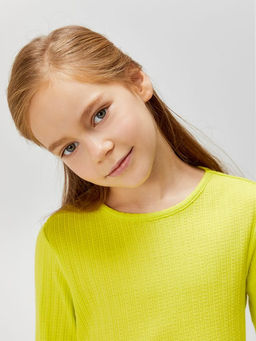 ACOOLA / Джемпер детский для девочек Magni лайм  фото 4