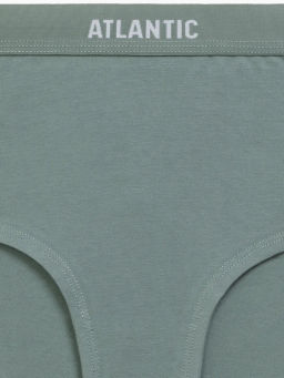 ATLANTIC 3CLP-009 Трусы макси спорт Maxi Sport - набор 3 шт. бежевый + розовый + зеленый  фото 7