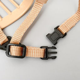 Намордник пластиковый № 2, ОМ 20 см, ДН 6 см, ОШ 38-47 см, вес питомца 5 кг - Пижон фото 4