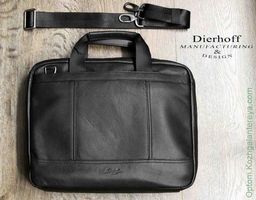Мужская кожаная сумка Dierhoff ДМ 52514/2 Блек