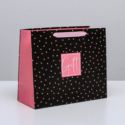Пакет ламинированный горизонтальный Gift, ML 27 23 11,5 см