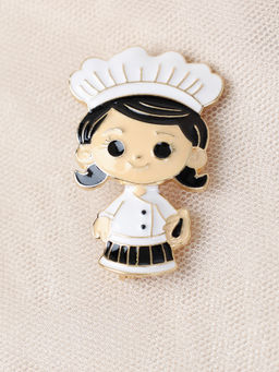 Брошь Шеф-повар / 4846-4 /уп 24/
