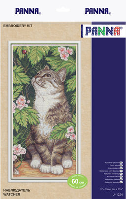 Набор для вышивания PANNA J-1224 Наблюдатель 17 х 35 см