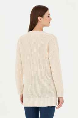 Женский свитер из каменного меланжа - U.s. polo assn фото 5