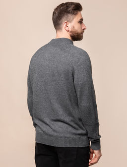 VILATTE / Свитер плотной вязки с застежкой на крупные пуговицы  фото 3