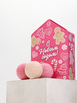 Адвент-календарь С Новым годом, бомбочки для ванны, 4 шт х120 г, URAL LAB