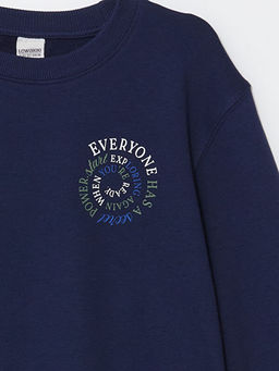 Bisiklet Yaka Erkek ?ocuk Sweatshirt - Waikiki фото 2