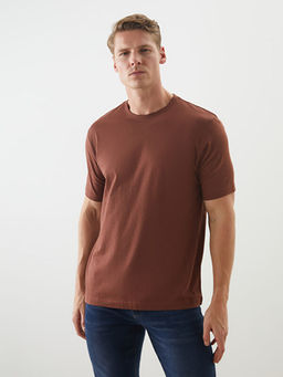 Bisiklet Yaka Penye Erkek Ti??rt