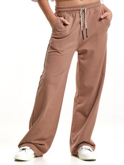 Брюки для девочки палаццо 22-8027 кофе - Mini maxi фото 6