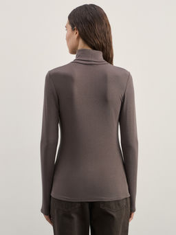 Водолазка из модала со швом / Zarina  фото 6