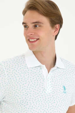 U. S. Polo Assn Мужская мятная футболка-поло - U.s. polo assn фото 4