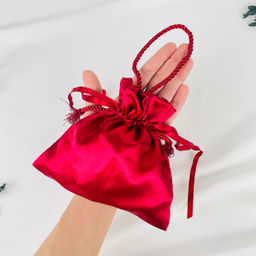 Мешочек: Атлас бордовый 1 шт.