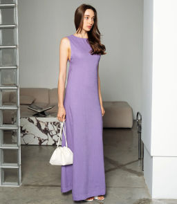 Платье #ОКТ025025, сиреневый - Dommod фото 2