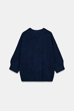 100% WOOL CARDIGAN WITH PUFF SLEEVES - Zara фото 7